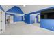 Expansive bedroom with vaulted ceiling, recessed lighting, and neutral carpet at 40 Queensland Ln, Covington, GA 30016