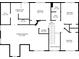Upper floor layout showing bathrooms, bedrooms, laundry, and walk in closet at 40 Queensland Ln, Covington, GA 30016