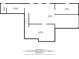 Floor plan of the basement with three storage areas and access to the oversized garage at 17 Sassafras Ne Trl, Cartersville, GA 30121
