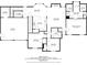 Floor plan with bedroom, kitchen, dining, garage, living room, and primary bedroom with bath at 17 Sassafras Ne Trl, Cartersville, GA 30121