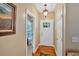Bright foyer featuring gleaming hardwood floors and neutral walls at 17 Sassafras Ne Trl, Cartersville, GA 30121