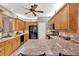 Beautiful kitchen with wood cabinets, granite countertops, and stainless steel appliances at 17 Sassafras Ne Trl, Cartersville, GA 30121