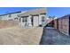 Enclosed backyard with a small patio, fenced for privacy and seclusion at 2639 Cooper Brook Dr, Snellville, GA 30078