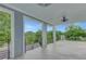 Expansive deck area with black railing and outdoor living space with views of the trees at 462 Connally Se St, Atlanta, GA 30312
