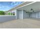 Expansive outdoor patio with ceiling fans at 462 Connally Se St, Atlanta, GA 30312
