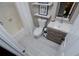 Modern bathroom featuring tub-shower combo, modern vanity and tile flooring at 2763 Nautical Way, Villa Rica, GA 30180