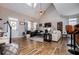 Inviting living area with high ceilings, fireplace, and access to kitchen at 2763 Nautical Way, Villa Rica, GA 30180