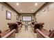 Comfortable theater room with leather recliners and large screen for movie viewing at 901 Abernathy Ne Rd # 3020, Atlanta, GA 30328