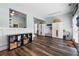 Open bonus room with plank flooring, with ample storage and workspace, creating a perfect Gathering area at 240 Daisy Cir, Mcdonough, GA 30252