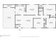 Detailed floor plan showcasing the layout of the home, including kitchen, bedrooms, bathrooms, and living areas at 2880 Shallowford Rd, Chamblee, GA 30341
