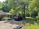 View of house from backyard, with red car parked next to the home at 4701 Cleveland Rd, Lithonia, GA 30038