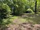 View of the spacious backyard with lush greenery and trees at 4701 Cleveland Rd, Lithonia, GA 30038
