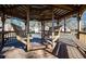 This is a cozy gazebo, featuring an unique swing seat at 175 Robin Ct, Fayetteville, GA 30215