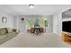 Spacious bonus room featuring ample natural light and neutral carpeting at 3320 Pleasant Springs Dr, Cumming, GA 30028