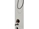 Close up of a shower with brown hardware and white tile walls at 3320 Pleasant Springs Dr, Cumming, GA 30028