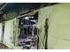 Shot of interior with fire damage and debris at 2440 Andy Mountain Rd, Villa Rica, GA 30180