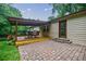 Outdoor space with a covered deck, patio, and comfortable seating, great for entertaining at 407 Doris Dr, Woodstock, GA 30188