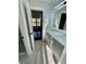 Modern bathroom with double vanity, stylish mirrors, and designer fixtures at 3499 Lake Mill Rd, Buford, GA 30519