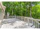 Spacious back deck offers a private retreat surrounded by lush greenery, perfect for outdoor entertaining at 970 Pine Grove Pointe Dr, Roswell, GA 30075