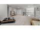 Large bonus room with exercise equipment, soft carpeting, and ample space for various activities at 244 Citrine Way, Acworth, GA 30101