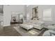 Bright living room with high ceilings, elegant decor, and plenty of natural light at 244 Citrine Way, Acworth, GA 30101