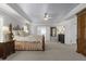 Spacious main bedroom with a tray ceiling, neutral color palette, and ample natural light at 244 Citrine Way, Acworth, GA 30101