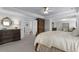 Spacious main bedroom featuring a trey ceiling with adjacent sitting area at 244 Citrine Way, Acworth, GA 30101