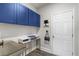 Well-organized mudroom with custom cabinetry and a convenient drop zone at 244 Citrine Way, Acworth, GA 30101
