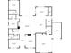 Detailed floor plan showcasing the layout, room dimensions, and spatial relationships of the property's first level at 7420 Wild Violet Dr, Cumming, GA 30040