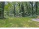 A spacious backyard with lush lawn and mature trees at 2128 Kimberly Rd, Atlanta, GA 30331