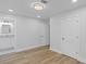 Bedroom with ensuite bathroom and wood flooring at 2128 Kimberly Rd, Atlanta, GA 30331