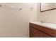 Bathroom featuring a modern vanity with sink and mirror at 6528 Carriage Ln, Stone Mountain, GA 30087