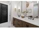Elegant bathroom with double vanity, quartz countertops, and stylish fixtures at 2490 S Carroll S St, Villa Rica, GA 30180