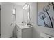 Bathroom featuring quartz countertops, and neutral paint at 3833 Paddington Trail, Rex, GA 30273