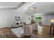 Spacious living room with vaulted ceilings and modern decor at 3833 Paddington Trail, Rex, GA 30273