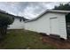Backyard of home including white shed and ample room for storage at 4706 Piney Grove Rd, Cumming, GA 30040