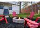 Charming backyard featuring a fire pit, perfect for gathering and relaxation at 1766 Ware Ave, Atlanta, GA 30344