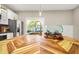 Close up of a kitchen island featuring a butcher block top and stainless steel appliances at 1766 Ware Ave, Atlanta, GA 30344