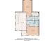 Second floor plan featuring bedrooms, bathrooms, laundry room and Gathering room at 205 Maplewood Dr, Roswell, GA 30075