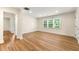 Inviting bedroom with natural light, hardwood floors and neutral paint at 381 Warner Se St, Marietta, GA 30060