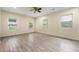 Spacious living room with ample natural light, recessed lighting, and tile flooring at 381 Warner Se St, Marietta, GA 30060
