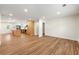 Spacious living room featuring new hard surface floors, recessed lighting, and neutral paint at 381 Warner Se St, Marietta, GA 30060