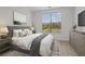 Comfortable bedroom with natural light, neutral tones, and a serene view at 401 16Th Nw St # 1357, Atlanta, GA 30363