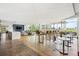 Expansive common area with modern decor, ample seating, and floor-to-ceiling windows offering abundant natural light at 943 Peachtree Ne St # 902, Atlanta, GA 30309