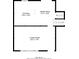 Detailed floor plan showcasing the layout of the living room, kitchen, and dining area at 6708 Bedford Rd, Rex, GA 30273