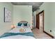 Inviting bedroom with stylish decor, soft lighting, and hardwood floors at 943 Peachtree Ne St # 814, Atlanta, GA 30309