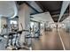 Well-equipped gym with treadmills, ellipticals, and plenty of machines at 943 Peachtree Ne St # 814, Atlanta, GA 30309