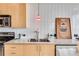 Modern kitchen with stainless steel appliances, white subway tile backsplash, and updated fixtures at 943 Peachtree Ne St # 814, Atlanta, GA 30309