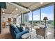Bright living room with modern decor and large windows offering city views at 943 Peachtree Ne St # 814, Atlanta, GA 30309