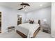 Inviting bedroom with a walk-in closet, soft lighting, and stylish decor for a peaceful night's rest at 901 Abernathy Ne Rd # 5140, Sandy Springs, GA 30328